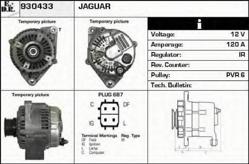 EDR 930433 - Alternator www.molydon.hr