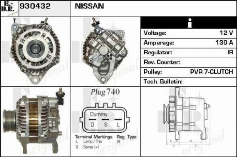 EDR 930432 - Alternator www.molydon.hr