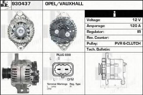 EDR 930437 - Alternator www.molydon.hr