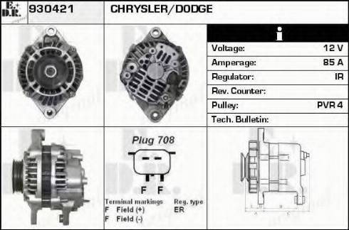 EDR 930421 - Alternator www.molydon.hr