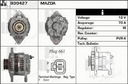 EDR 930427 - Alternator www.molydon.hr