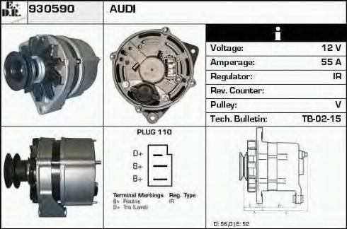 EDR 930590 - Alternator www.molydon.hr