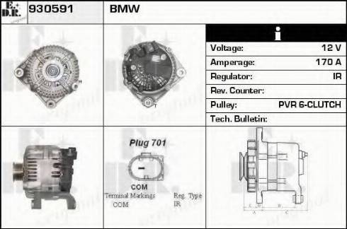 EDR 930591 - Alternator www.molydon.hr