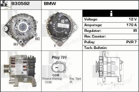 EDR 930592 - Alternator www.molydon.hr