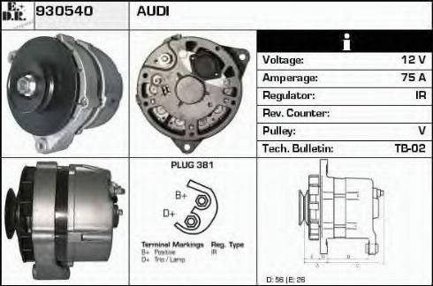 EDR 930540 - Alternator www.molydon.hr