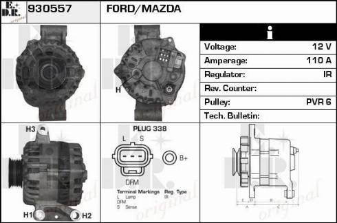 EDR 930557 - Alternator www.molydon.hr