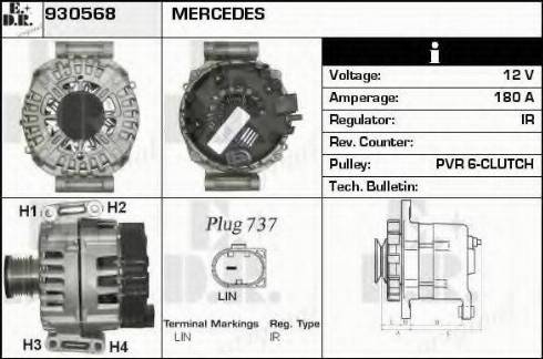 EDR 930568 - Alternator www.molydon.hr