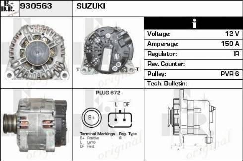 EDR 930563 - Alternator www.molydon.hr