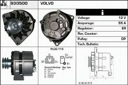 EDR 930500 - Alternator www.molydon.hr