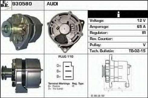 EDR 930580 - Alternator www.molydon.hr