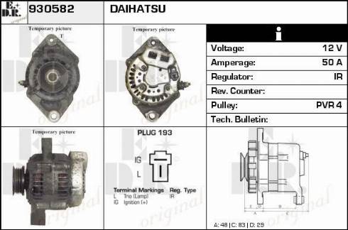 EDR 930582 - Alternator www.molydon.hr