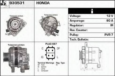 EDR 930531 - Alternator www.molydon.hr