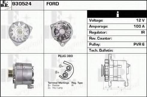 EDR 930524 - Alternator www.molydon.hr