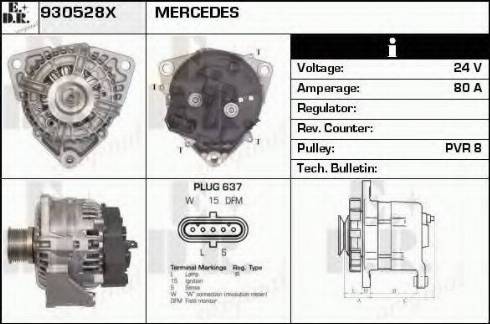 EDR 930528X - Alternator www.molydon.hr