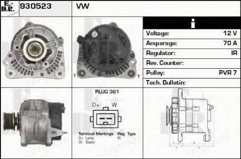 EDR 930523 - Alternator www.molydon.hr