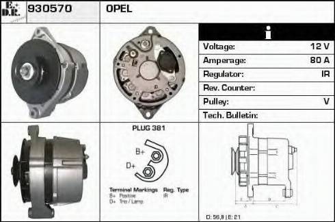 EDR 930570 - Alternator www.molydon.hr