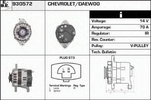 EDR 930572 - Alternator www.molydon.hr