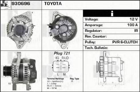 EDR 930696 - Alternator www.molydon.hr