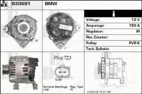 EDR 930691 - Alternator www.molydon.hr