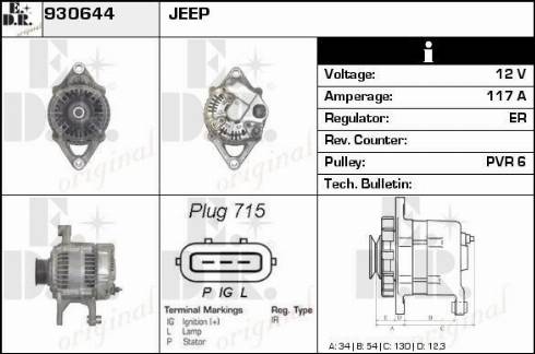 EDR 930644 - Alternator www.molydon.hr