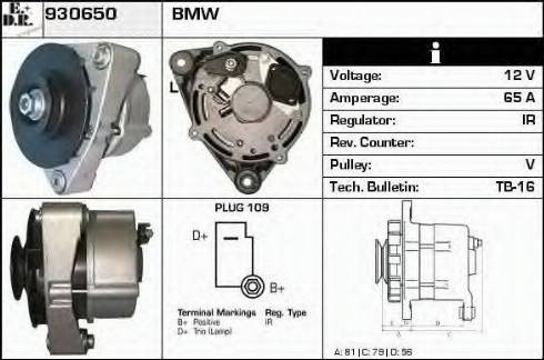 EDR 930650 - Alternator www.molydon.hr