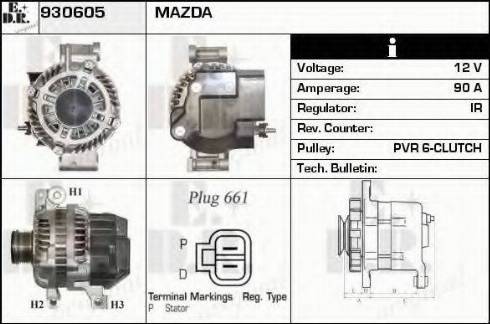 EDR 930605 - Alternator www.molydon.hr