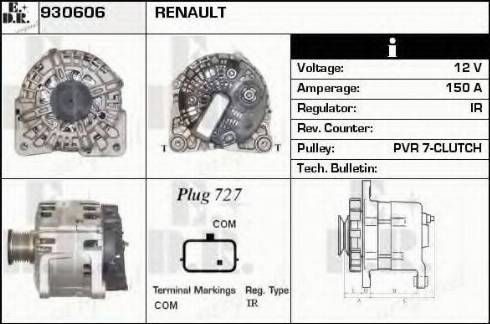 EDR 930606 - Alternator www.molydon.hr