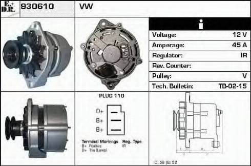 EDR 930610 - Alternator www.molydon.hr