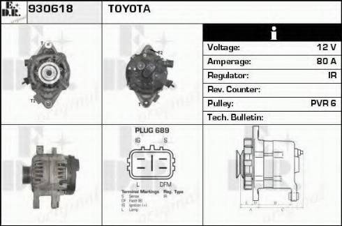 EDR 930618 - Alternator www.molydon.hr