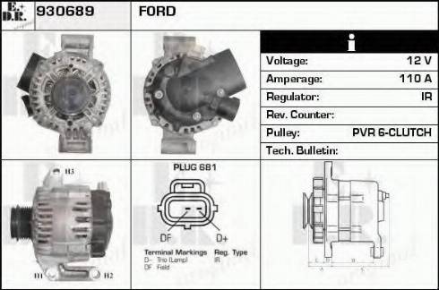 EDR 930689 - Alternator www.molydon.hr