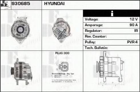 EDR 930685 - Alternator www.molydon.hr