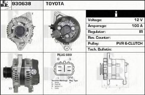 EDR 930638 - Alternator www.molydon.hr