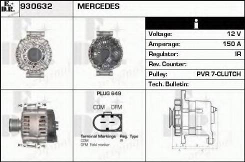 EDR 930632 - Alternator www.molydon.hr