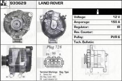 EDR 930629 - Alternator www.molydon.hr