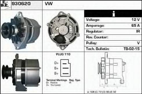 EDR 930620 - Alternator www.molydon.hr