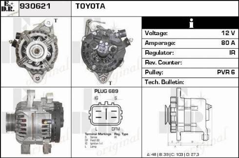 EDR 930621 - Alternator www.molydon.hr