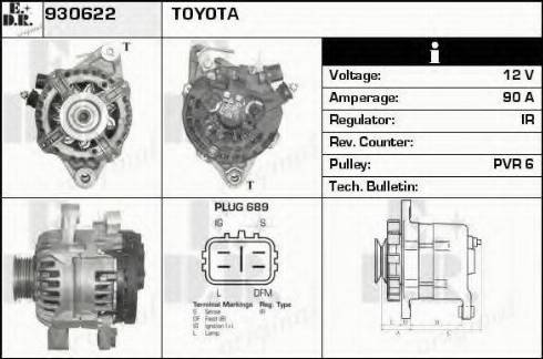 EDR 930622 - Alternator www.molydon.hr