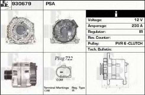 EDR 930679 - Alternator www.molydon.hr