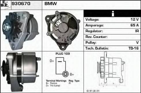 EDR 930670 - Alternator www.molydon.hr