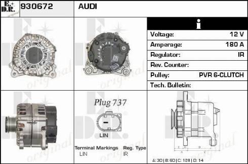 EDR 930672 - Alternator www.molydon.hr