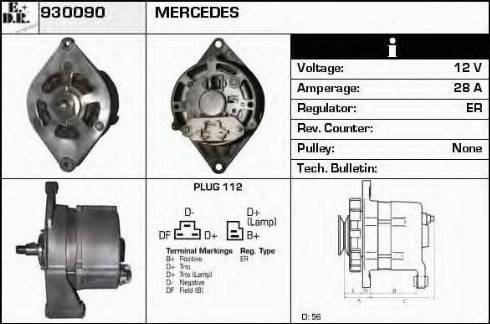 EDR 930090 - Alternator www.molydon.hr