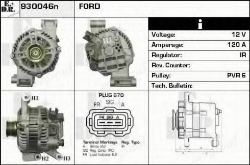 EDR 930046N - Alternator www.molydon.hr