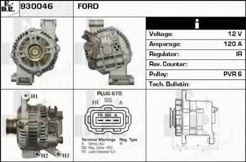 EDR 930046 - Alternator www.molydon.hr