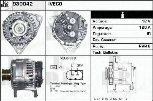 EDR 930042 - Alternator www.molydon.hr