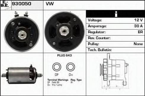 EDR 930050 - Alternator www.molydon.hr