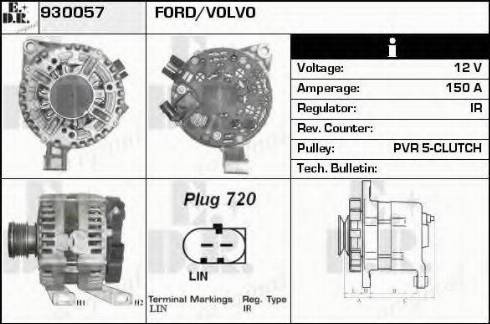 EDR 930057 - Alternator www.molydon.hr