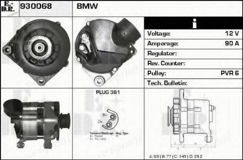 EDR 930068 - Alternator www.molydon.hr