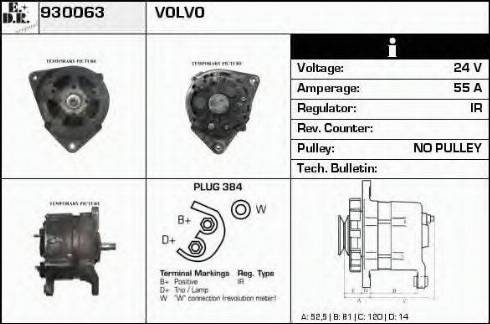 EDR 930063 - Alternator www.molydon.hr