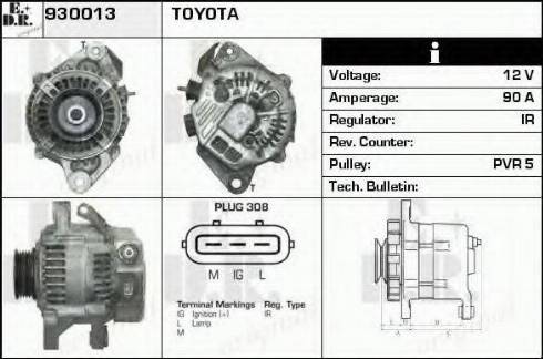 EDR 930013 - Alternator www.molydon.hr