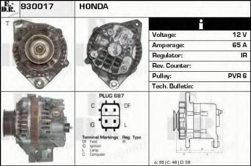 EDR 930017 - Alternator www.molydon.hr